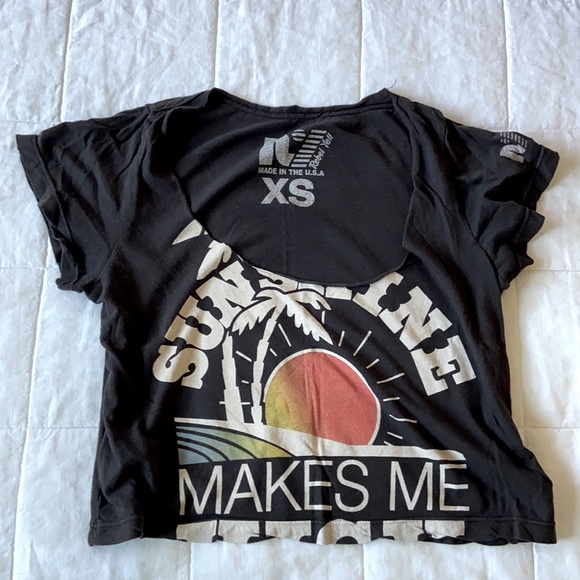 Rebel Yell Sunshine Crop Tee - Picture 1 of 8